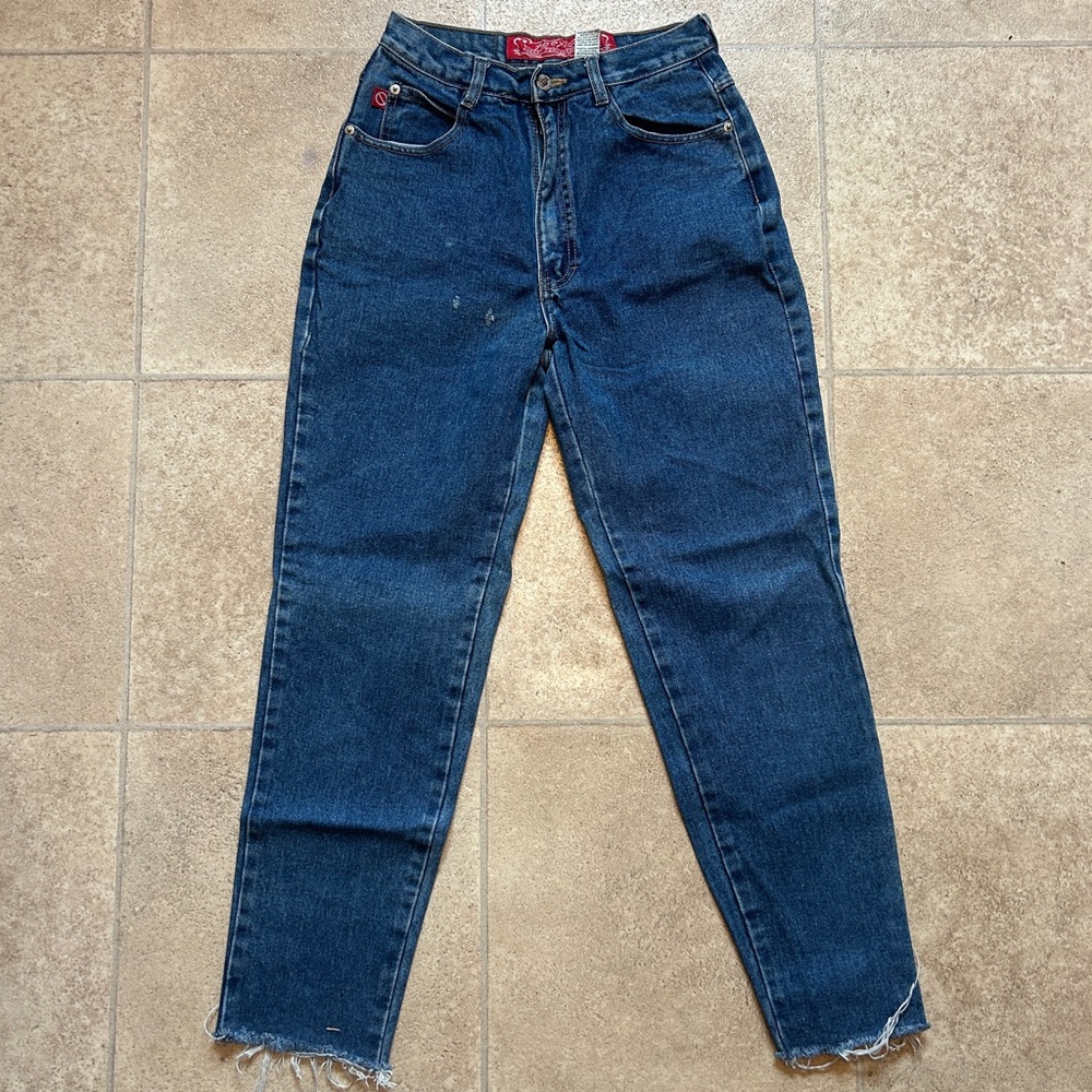 Vintage No Excuses Dark Wash Jeans
